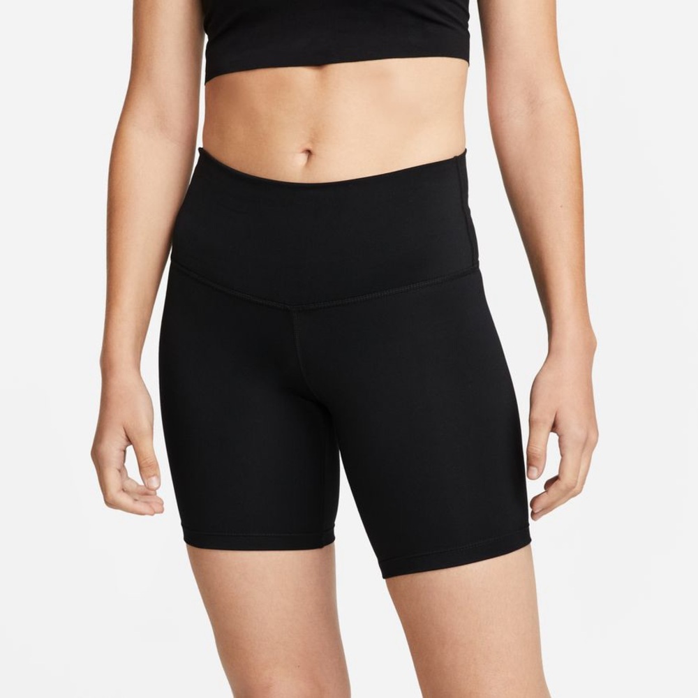 NIKE YOGA WOMEN'S HIGH-WAISTED 7" Bike Athletic SHORTS Size M